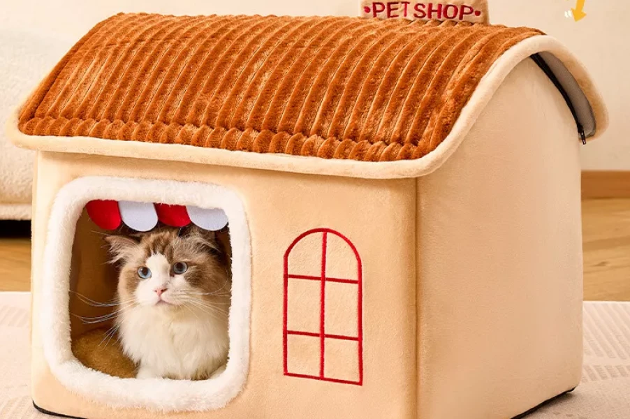 Soft Fleece Pet House
