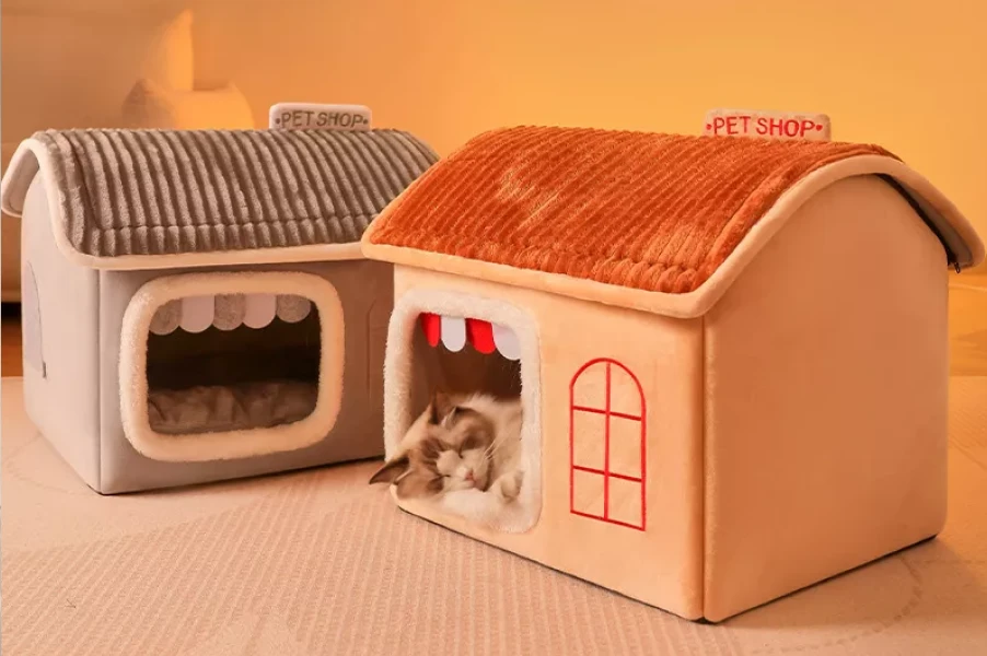 Foldable Cozy Pet Bed