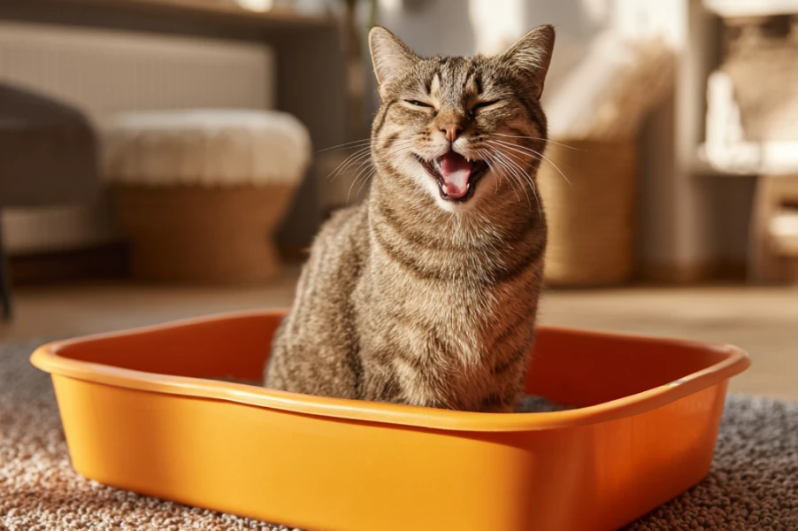 Comfortable Cat Litter Box